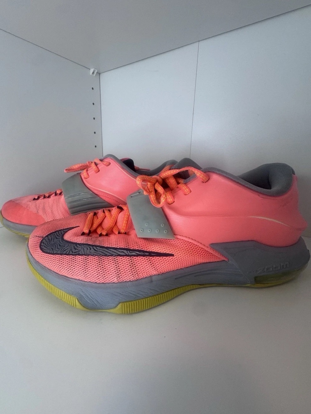 Nike KD 7 35000 Degrees Bright Mango Men’s Size 8 Basketball Shoes
